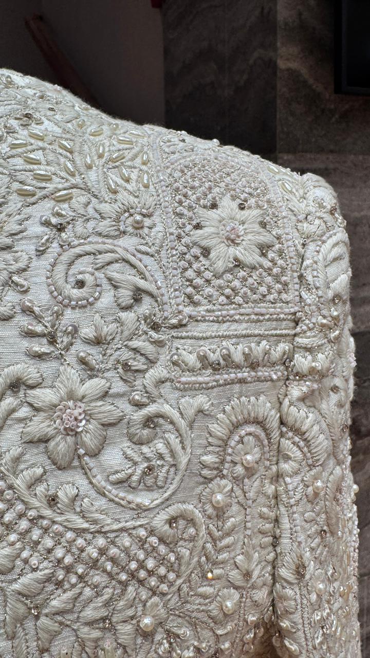 Beige Sherwani - Image 5