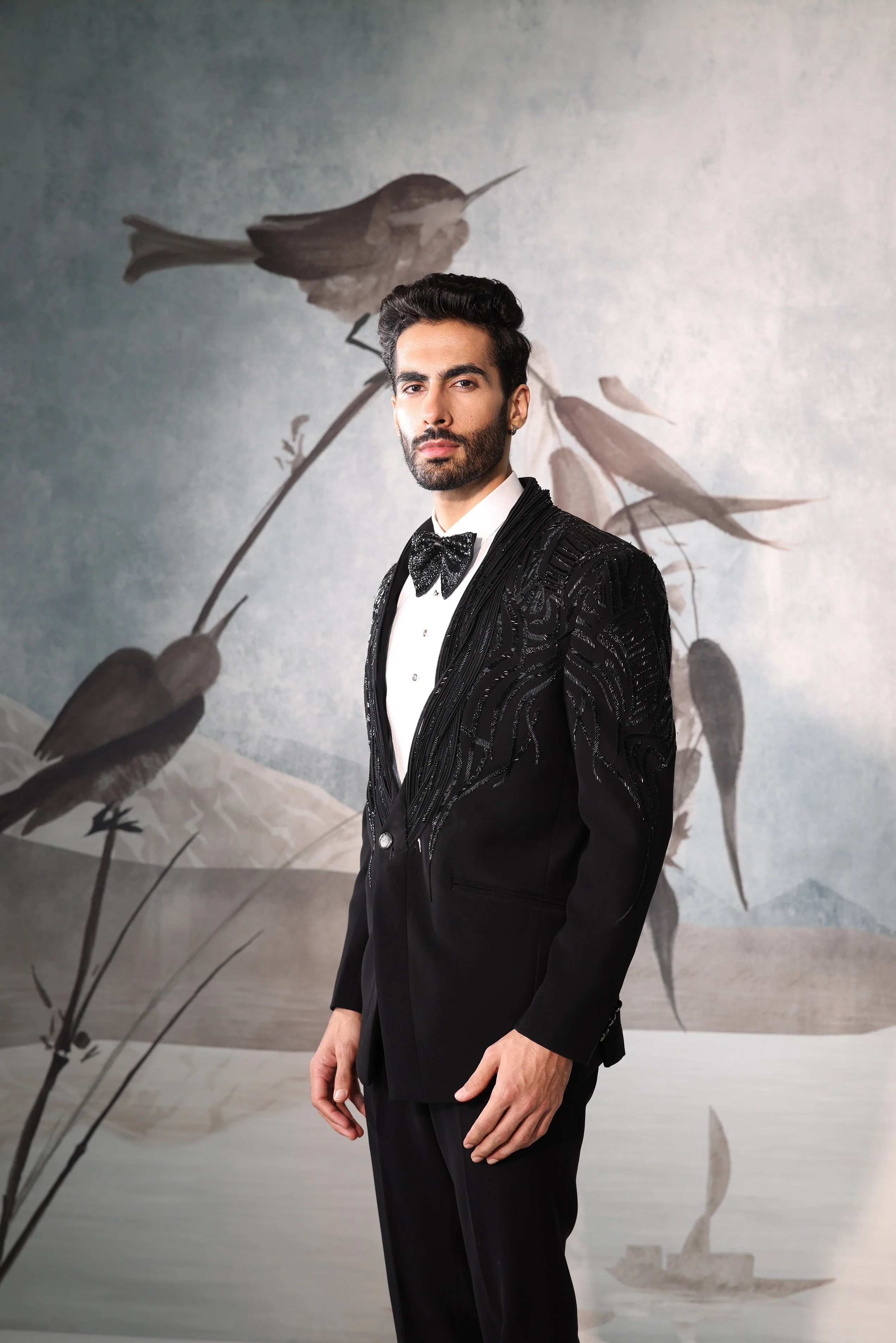 Black Tuxedo with sequence design - Image 3