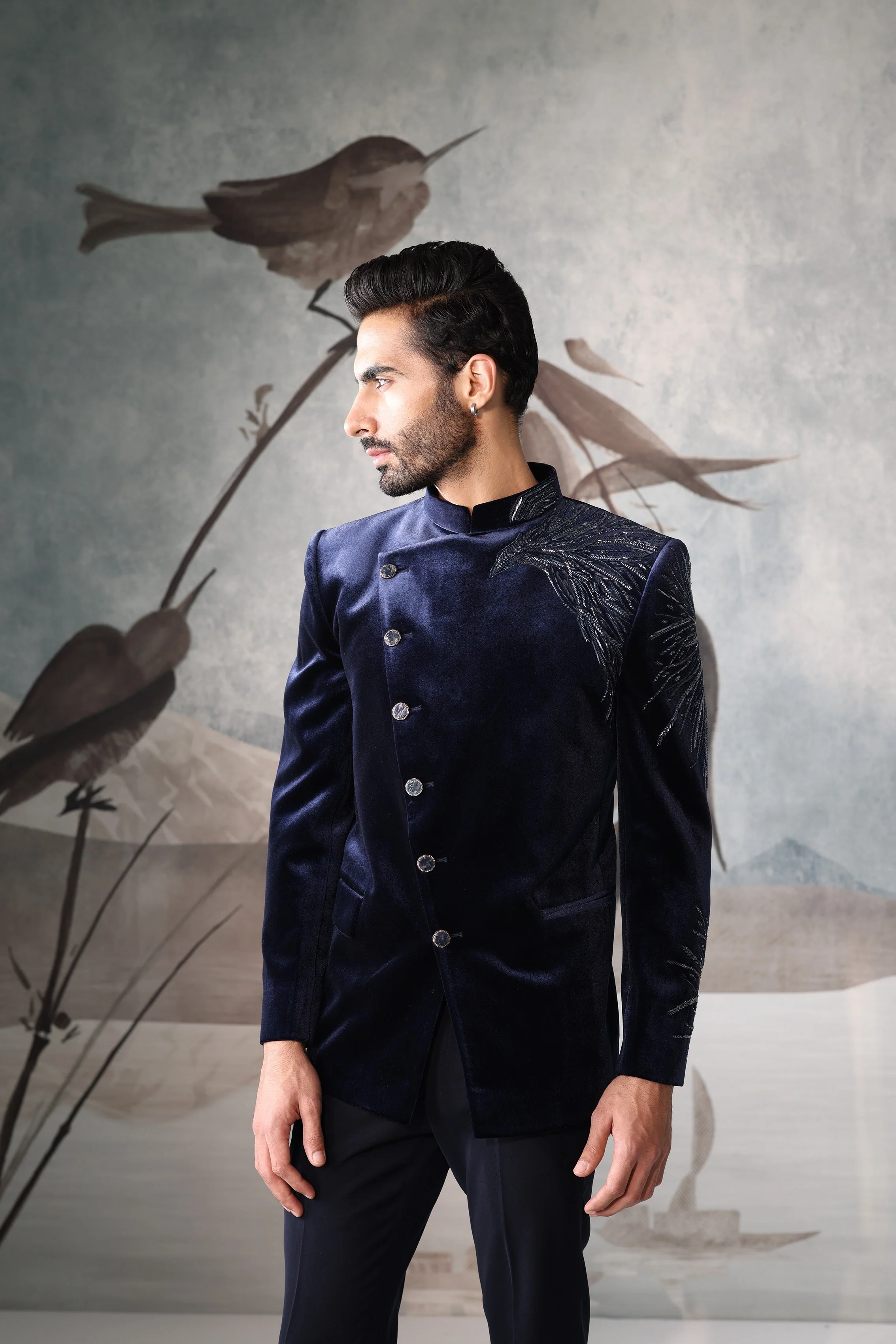 Blue Jodhpuri Set for men - Image 3
