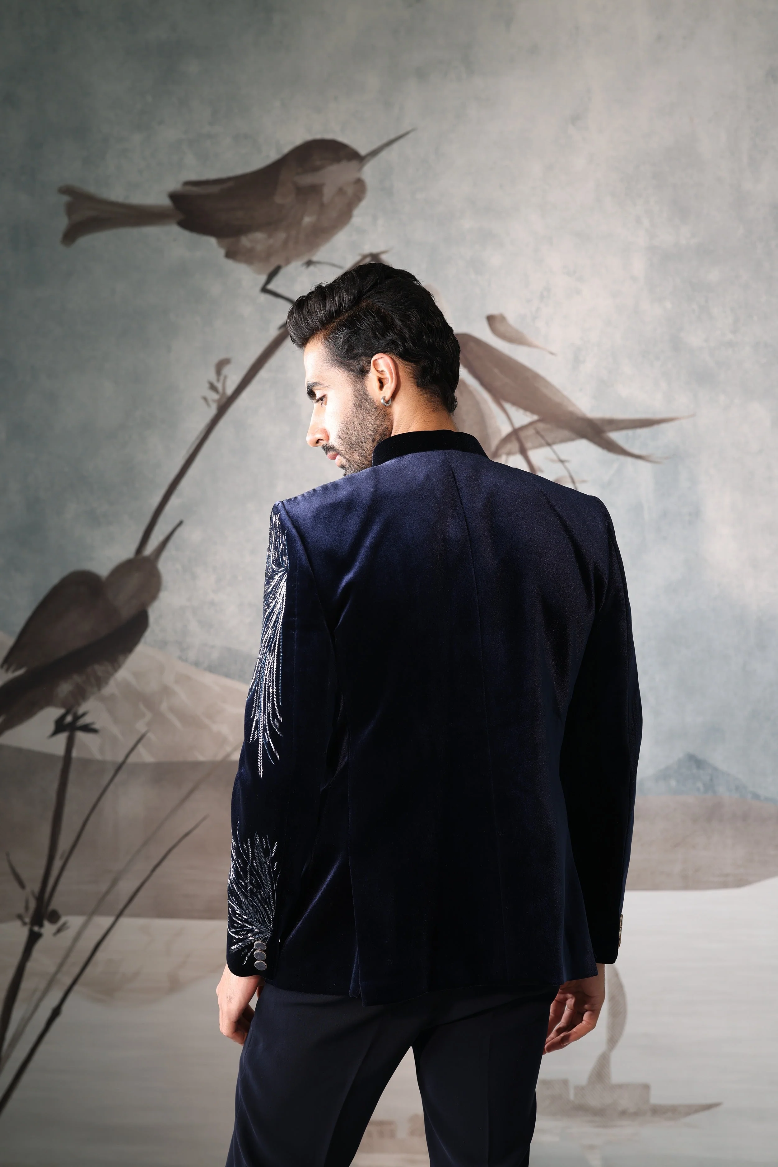 Blue Jodhpuri Set for men - Image 5