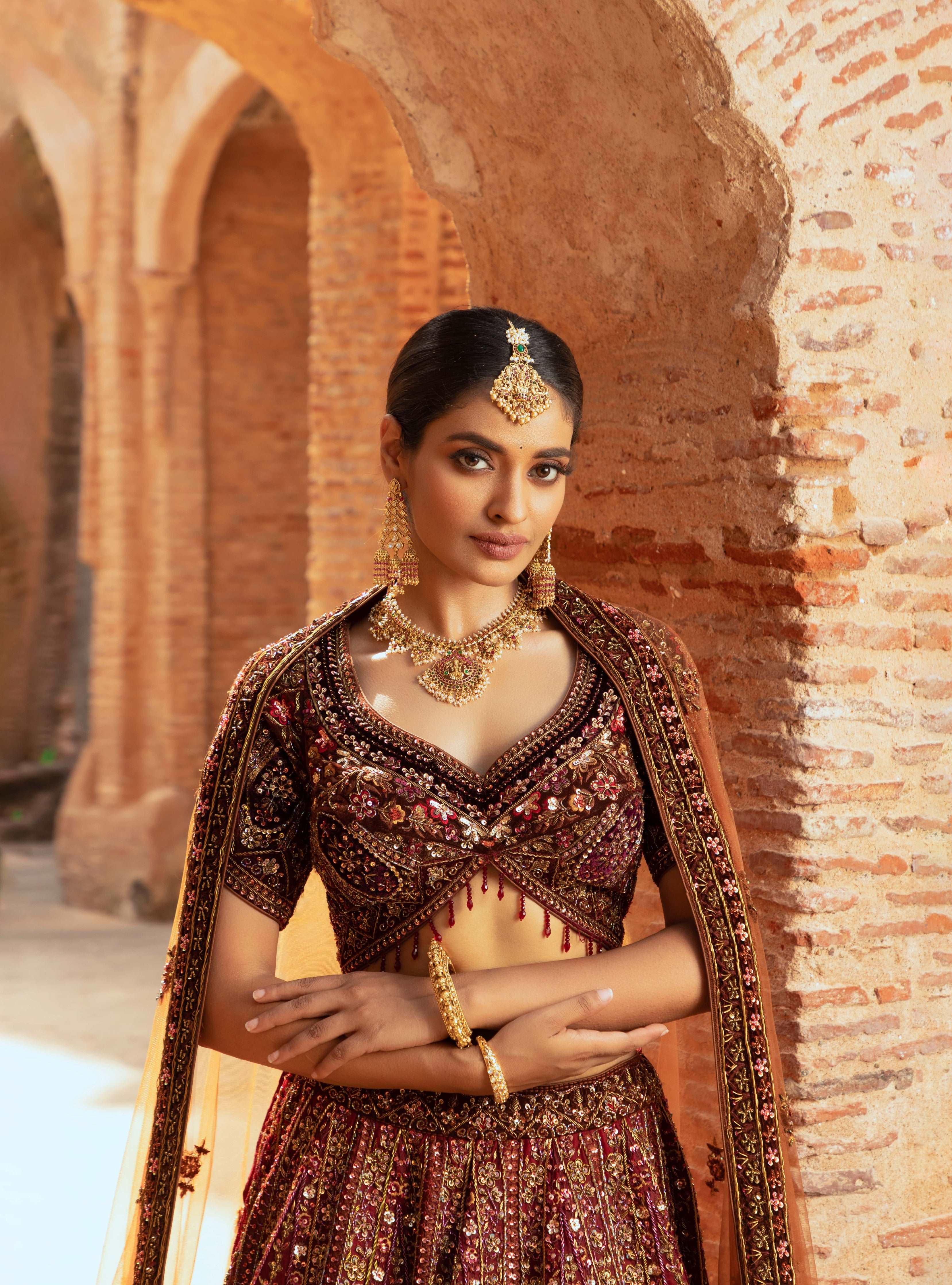 Contemporary Rajasthani-Inspired Bridal Lehenga - Image 3