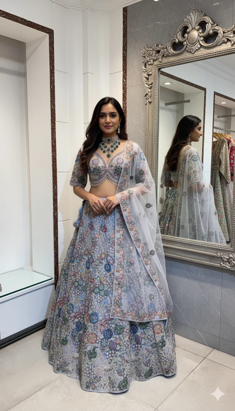 Floral lehenga