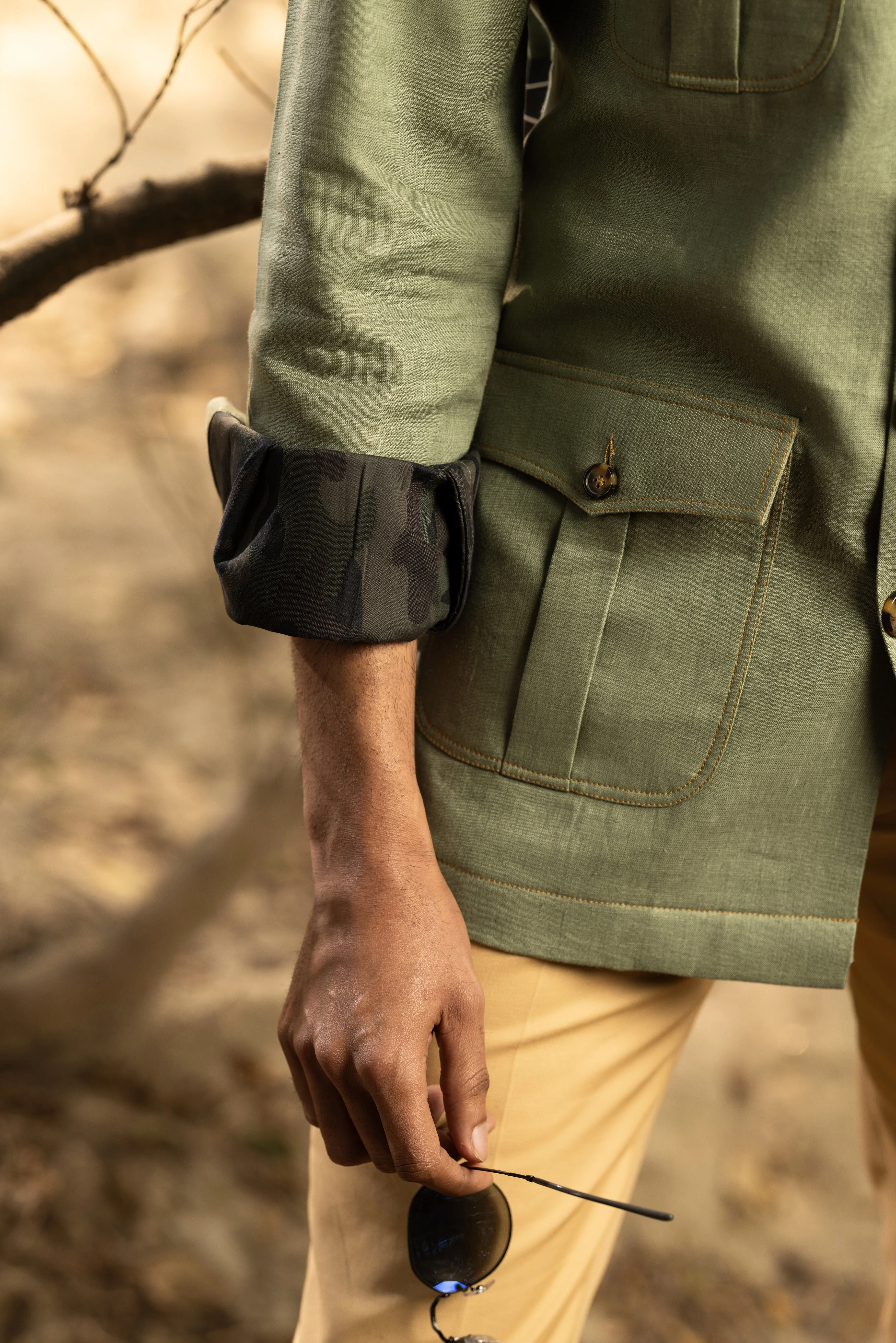 Green Safari Shirt - Image 4