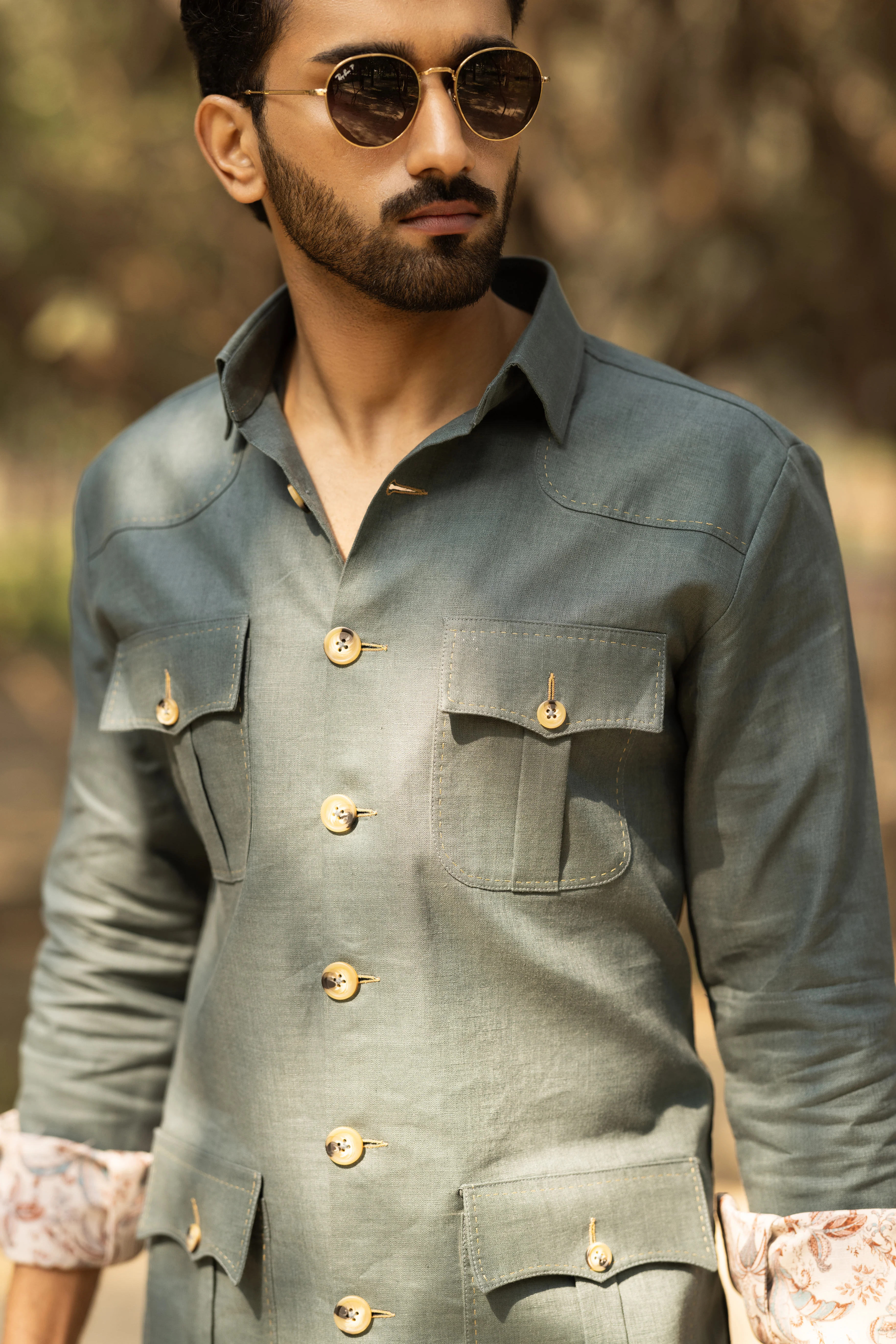 Green Safari Shirt