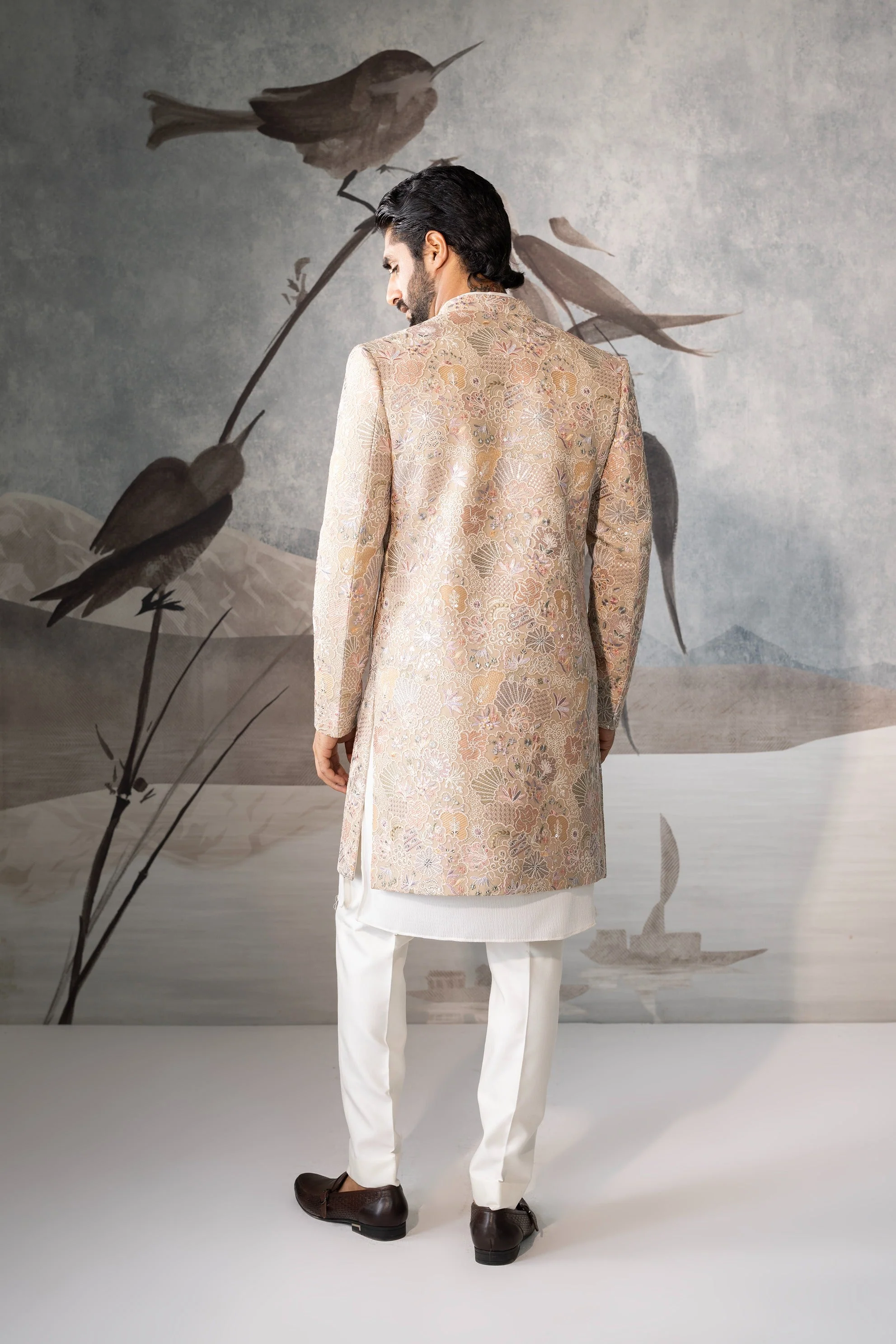 Beign floral design indo-western for men - Image 5