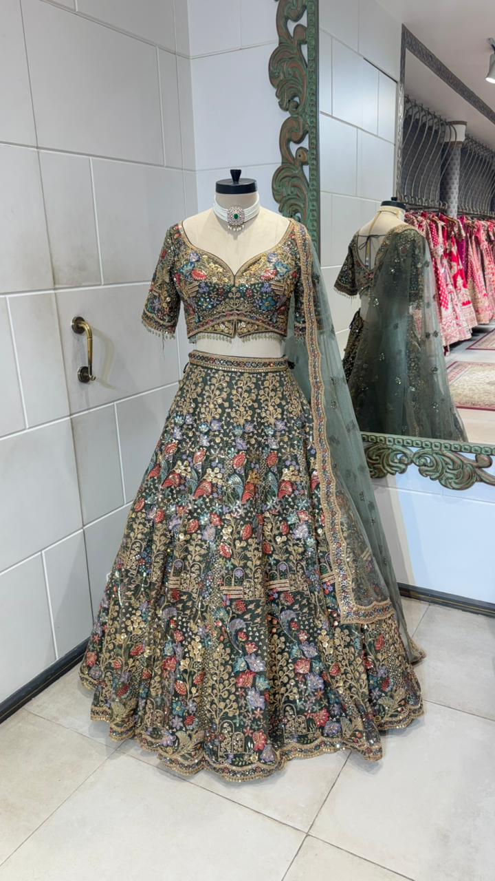 Magical flower lehenga - Image 2