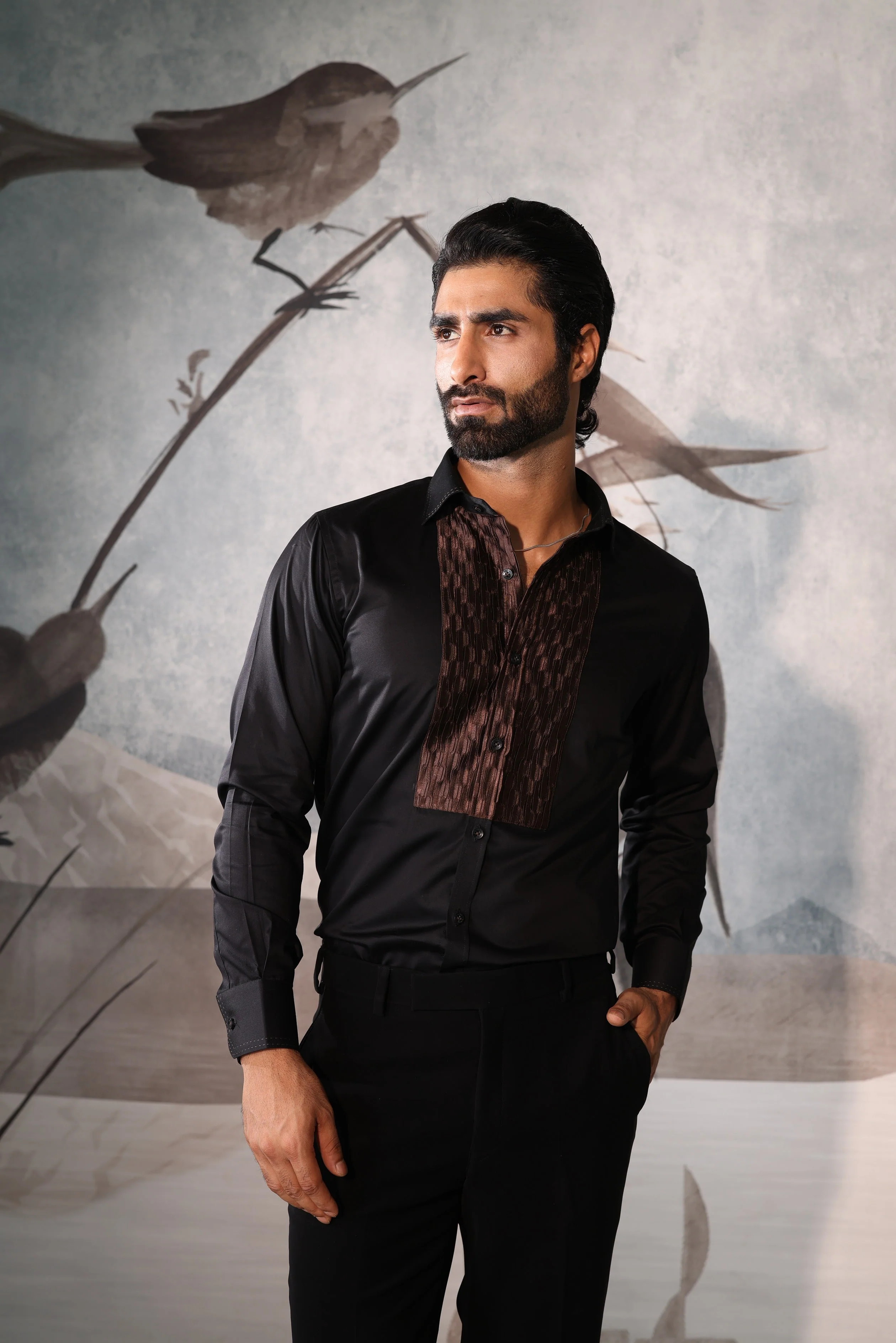 black & copper shirt - Image 5