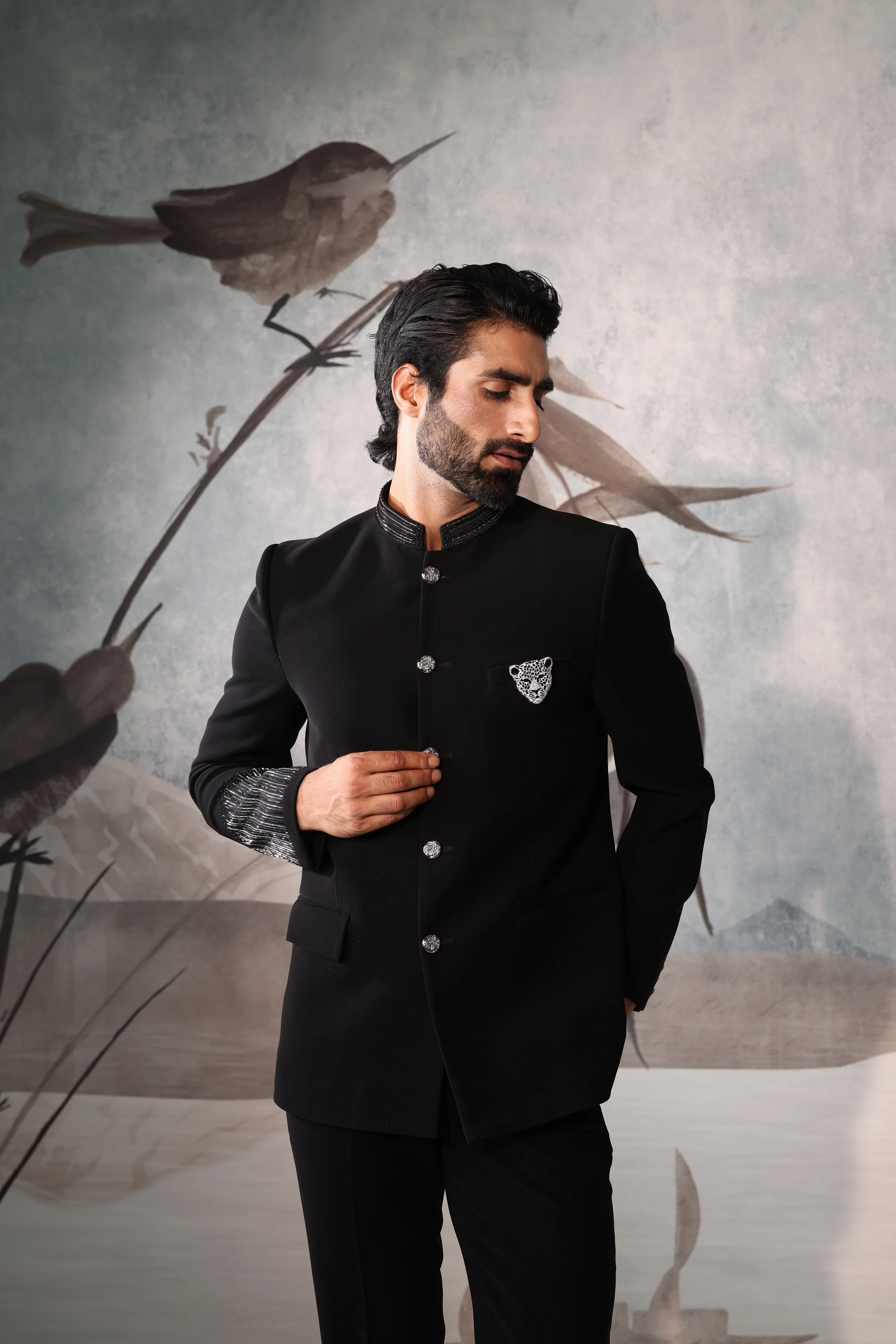 Men's Bandhgala Jacket - Image 2