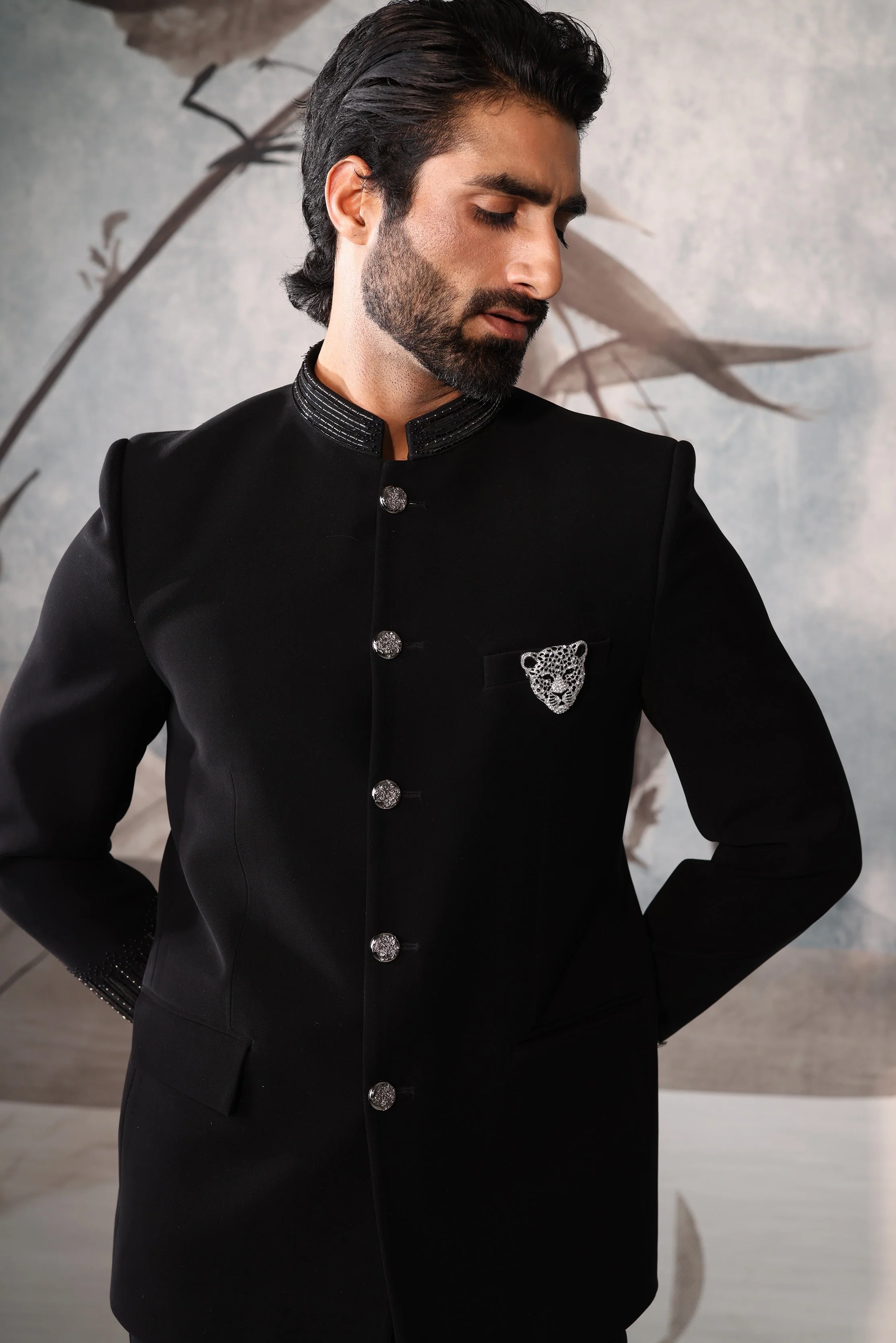 Men's Bandhgala Jacket - Image 3