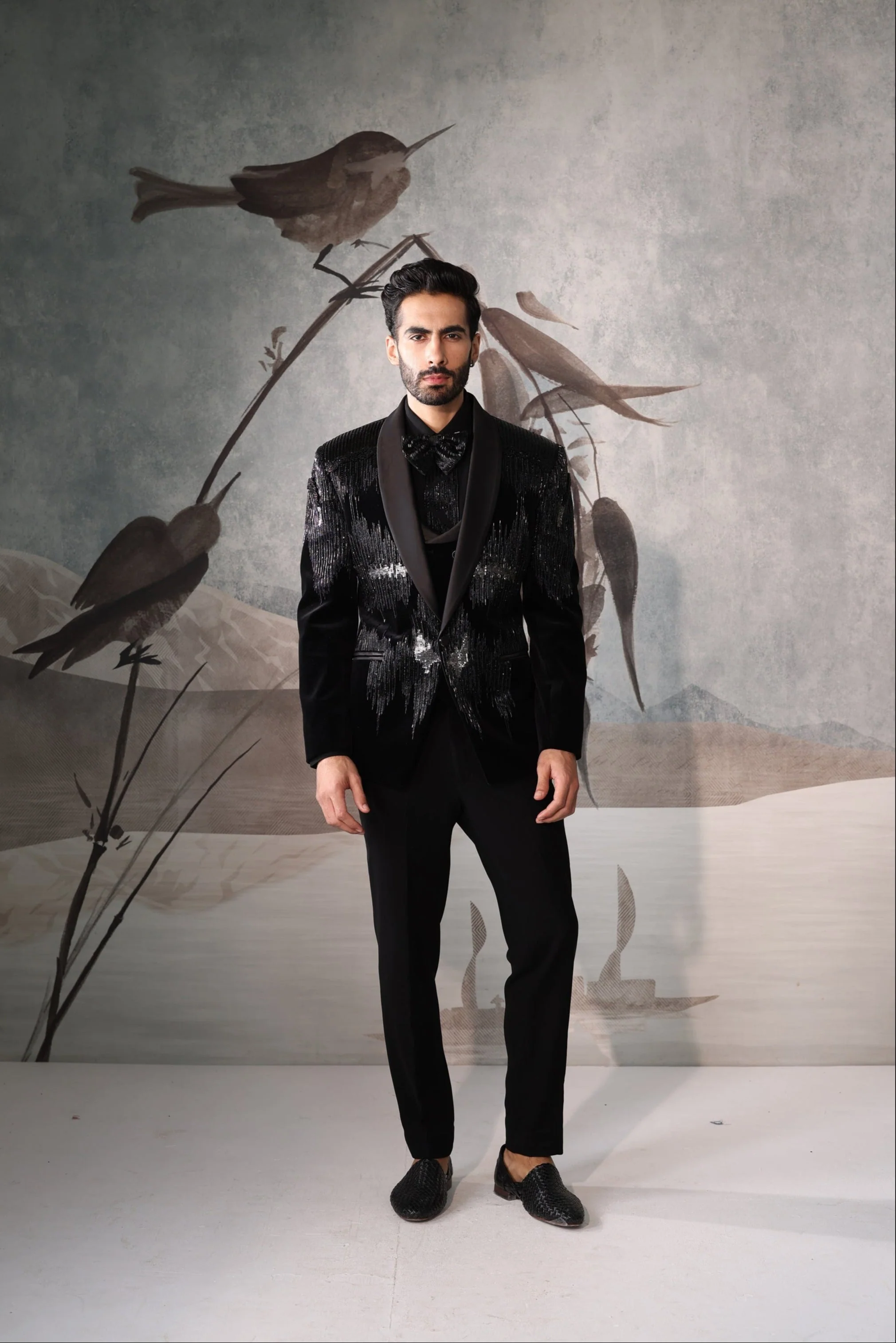Men's Black tuxedo - Image 3