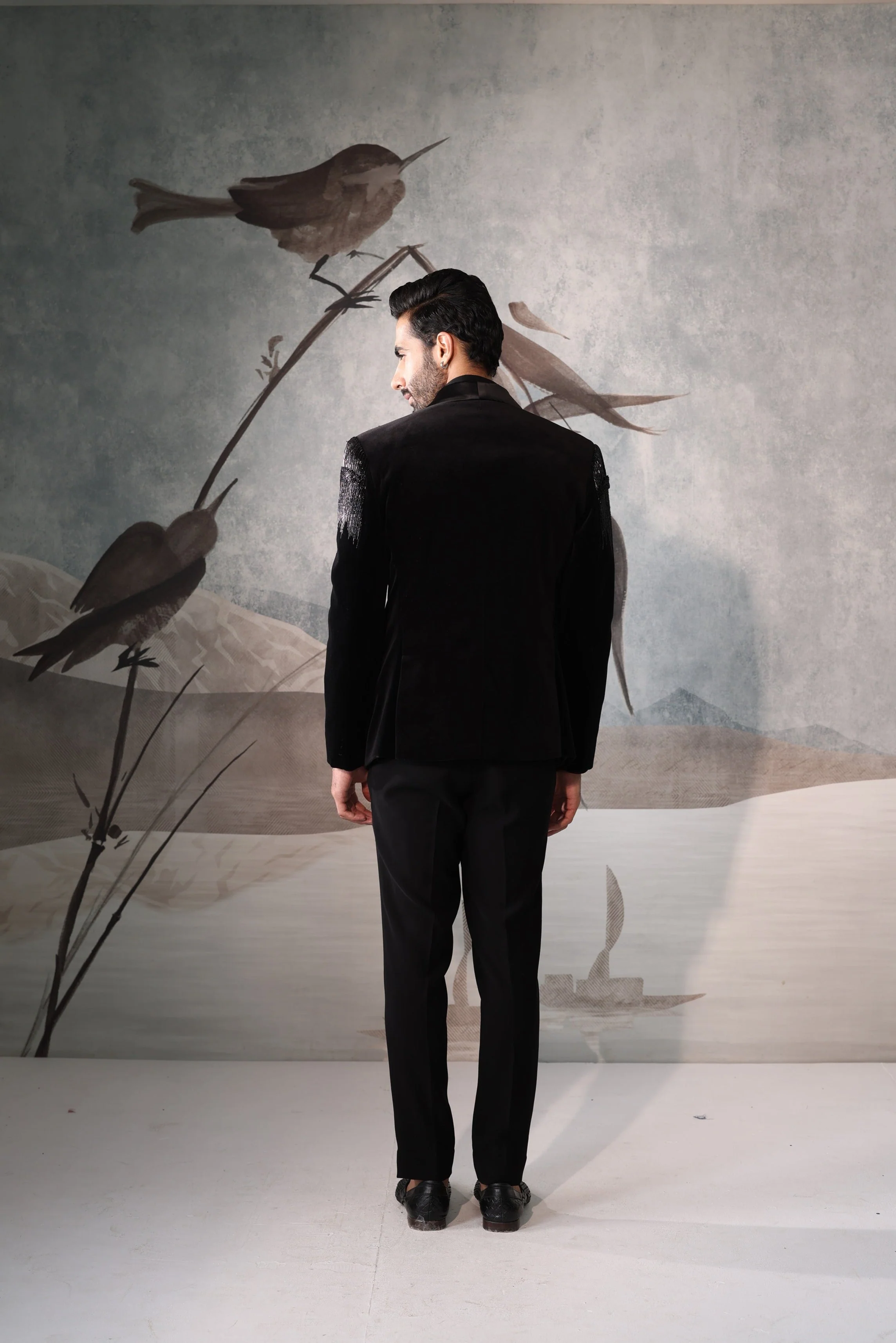 Men's Black tuxedo - Image 4