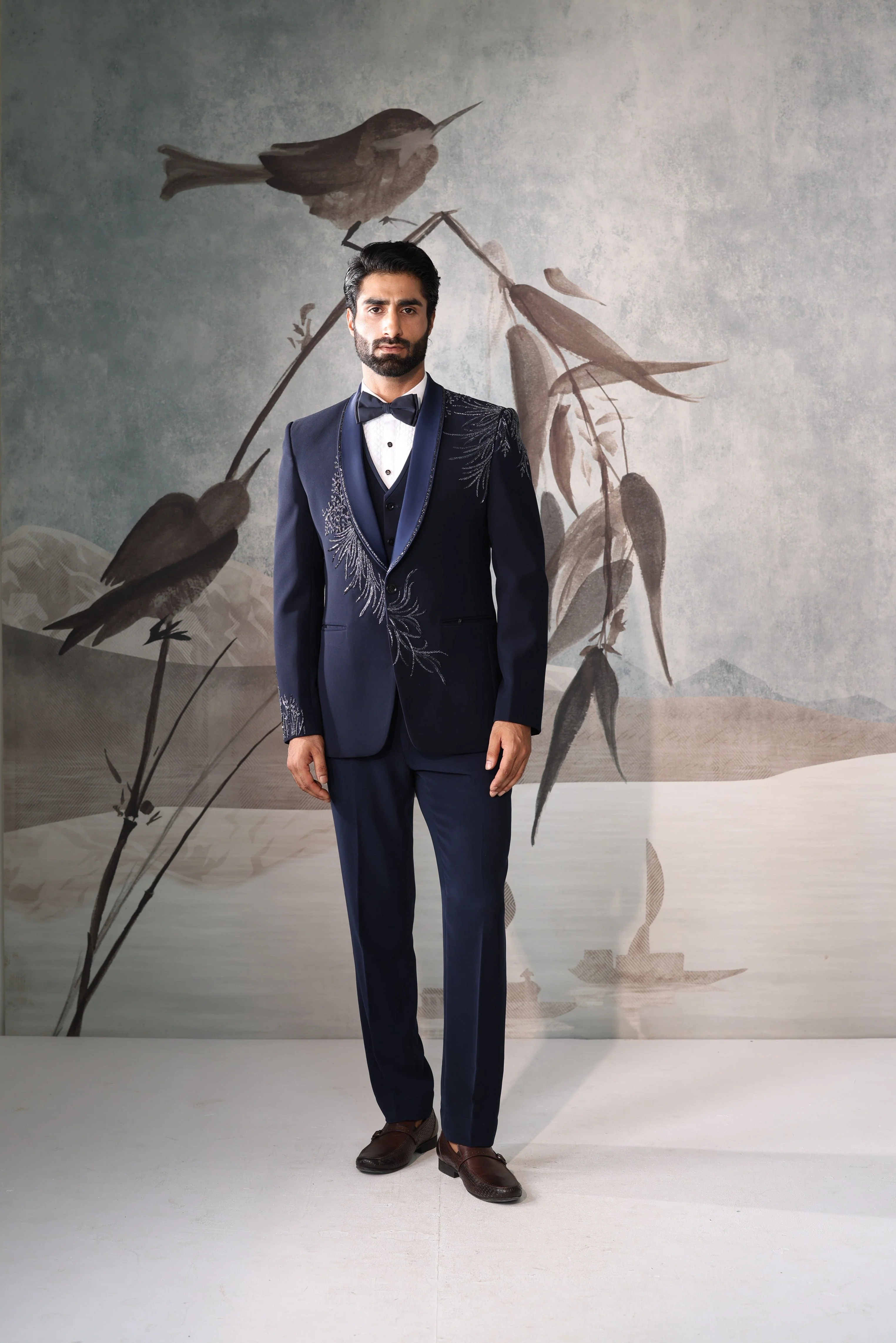 Men's Slim Fit Blue Suit - Image 2