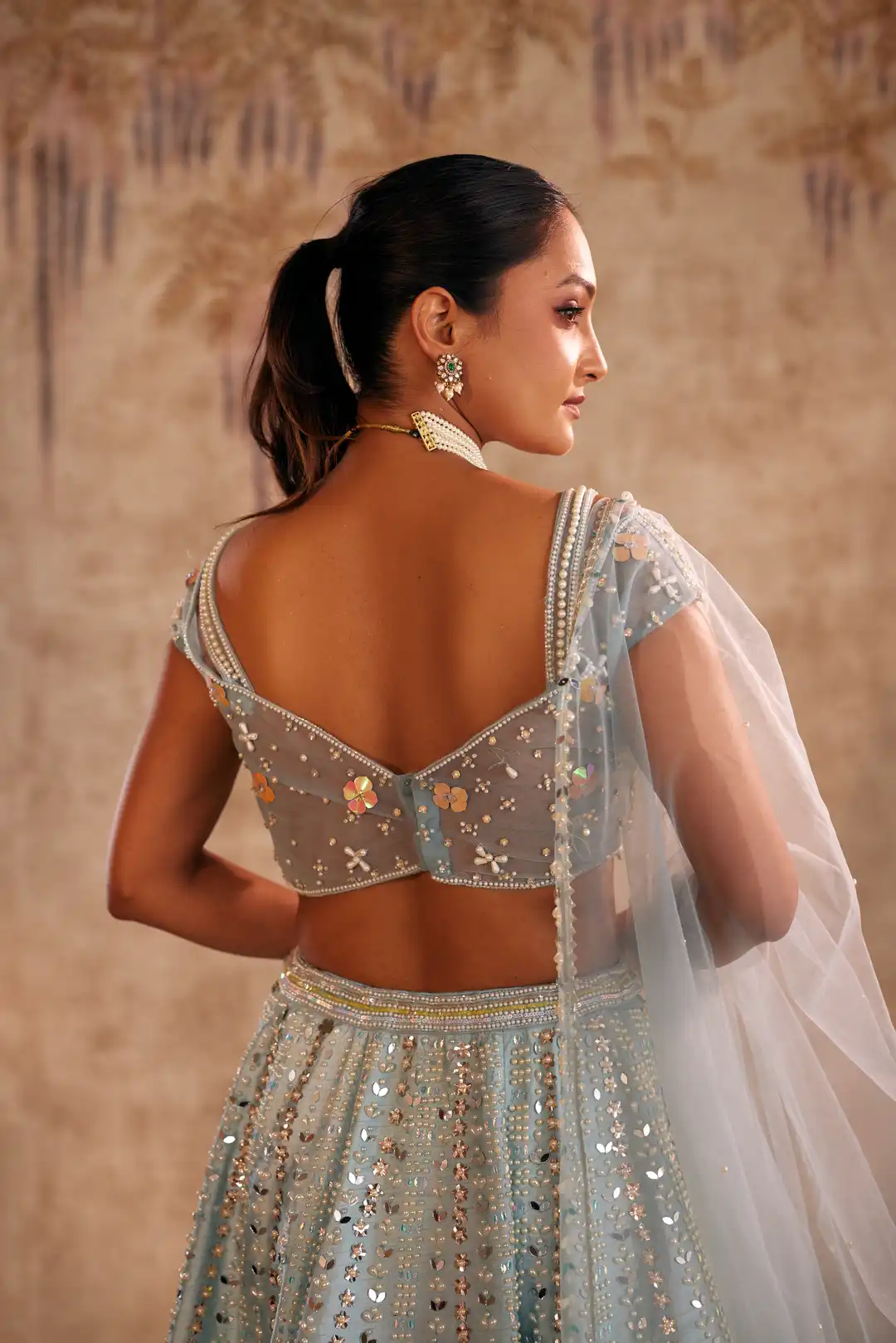 Mint mystique lehenga set - Image 4