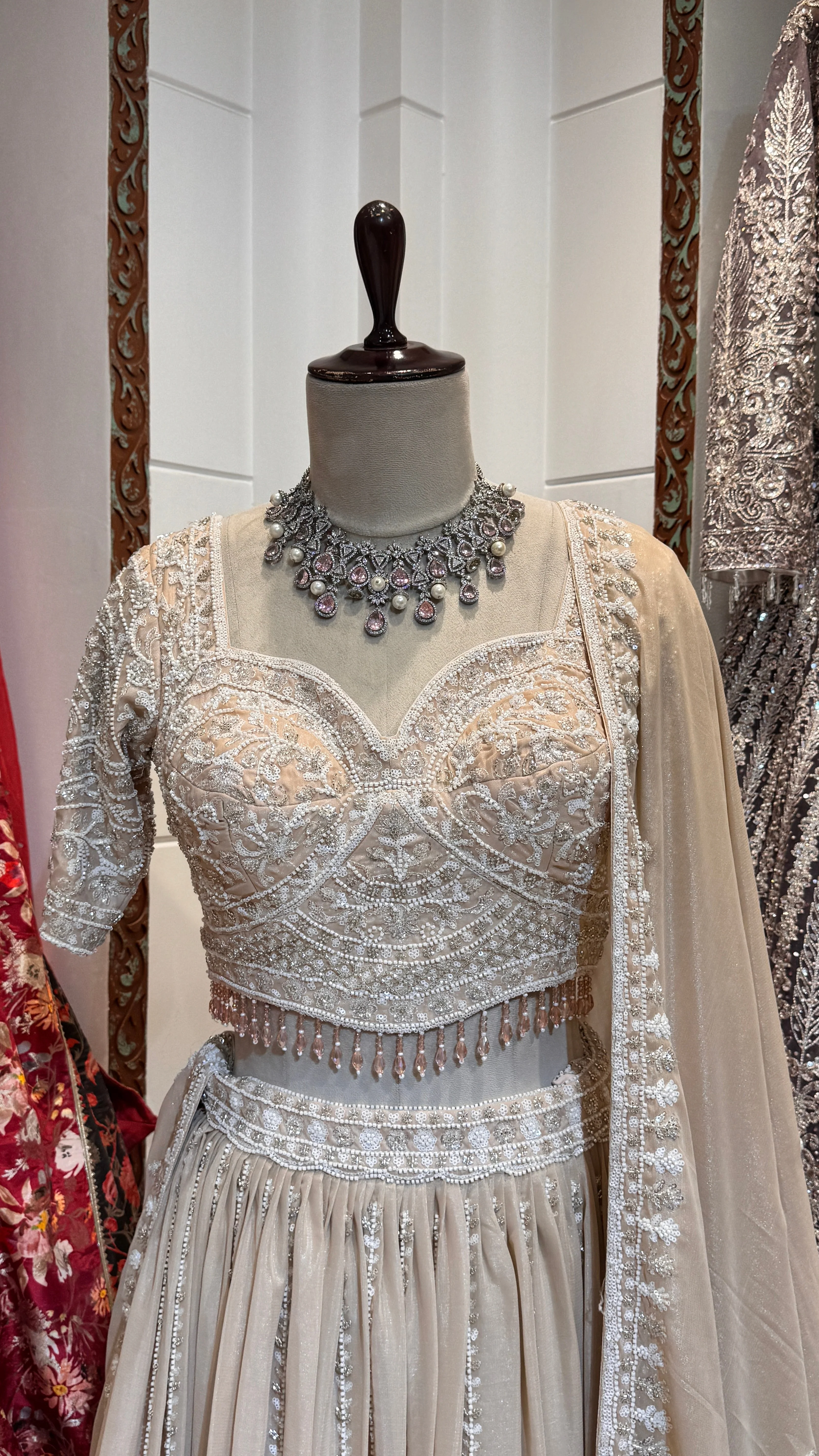 Peach lehenga - Image 2