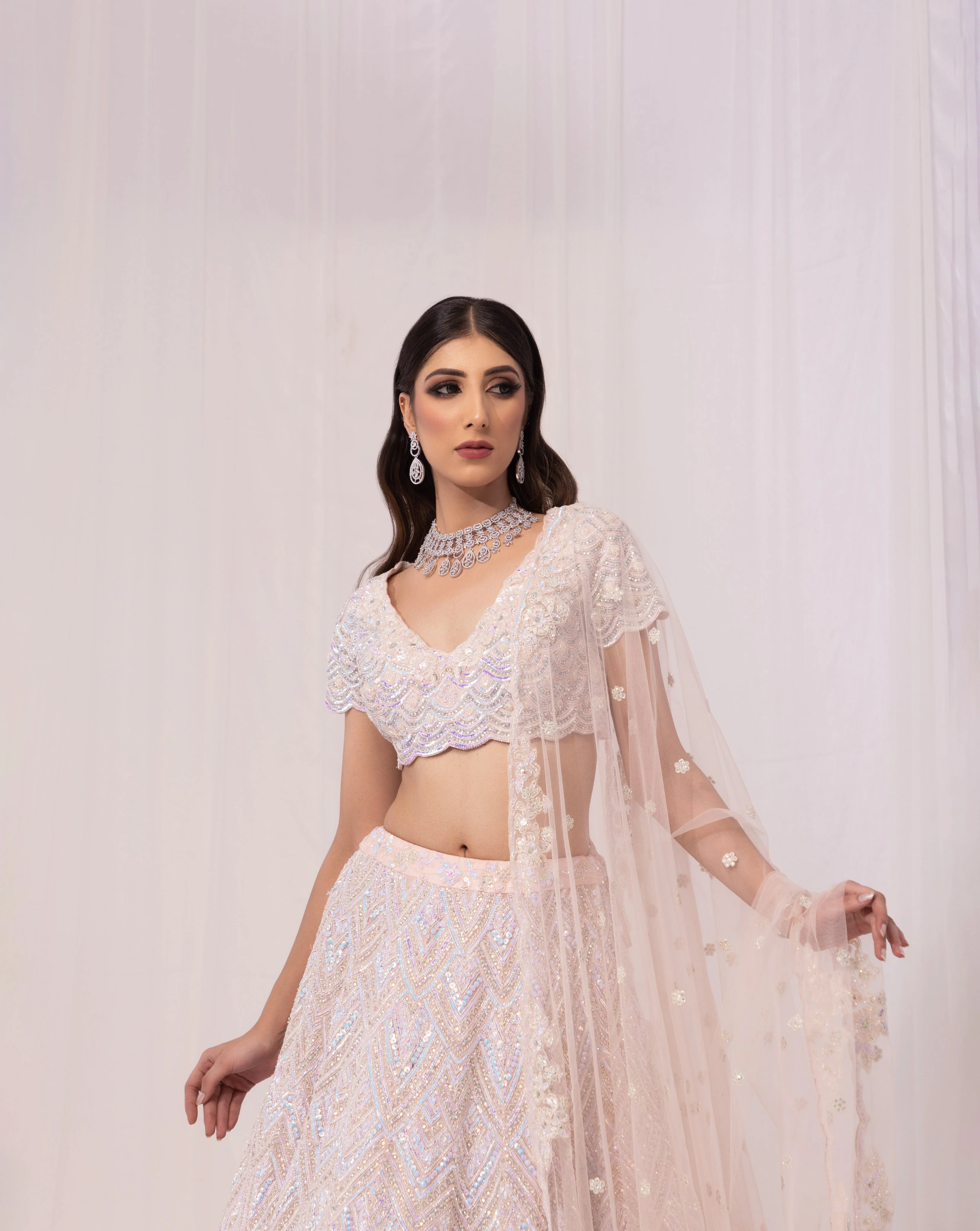 PINK GLEAM LEHENGA - Image 3