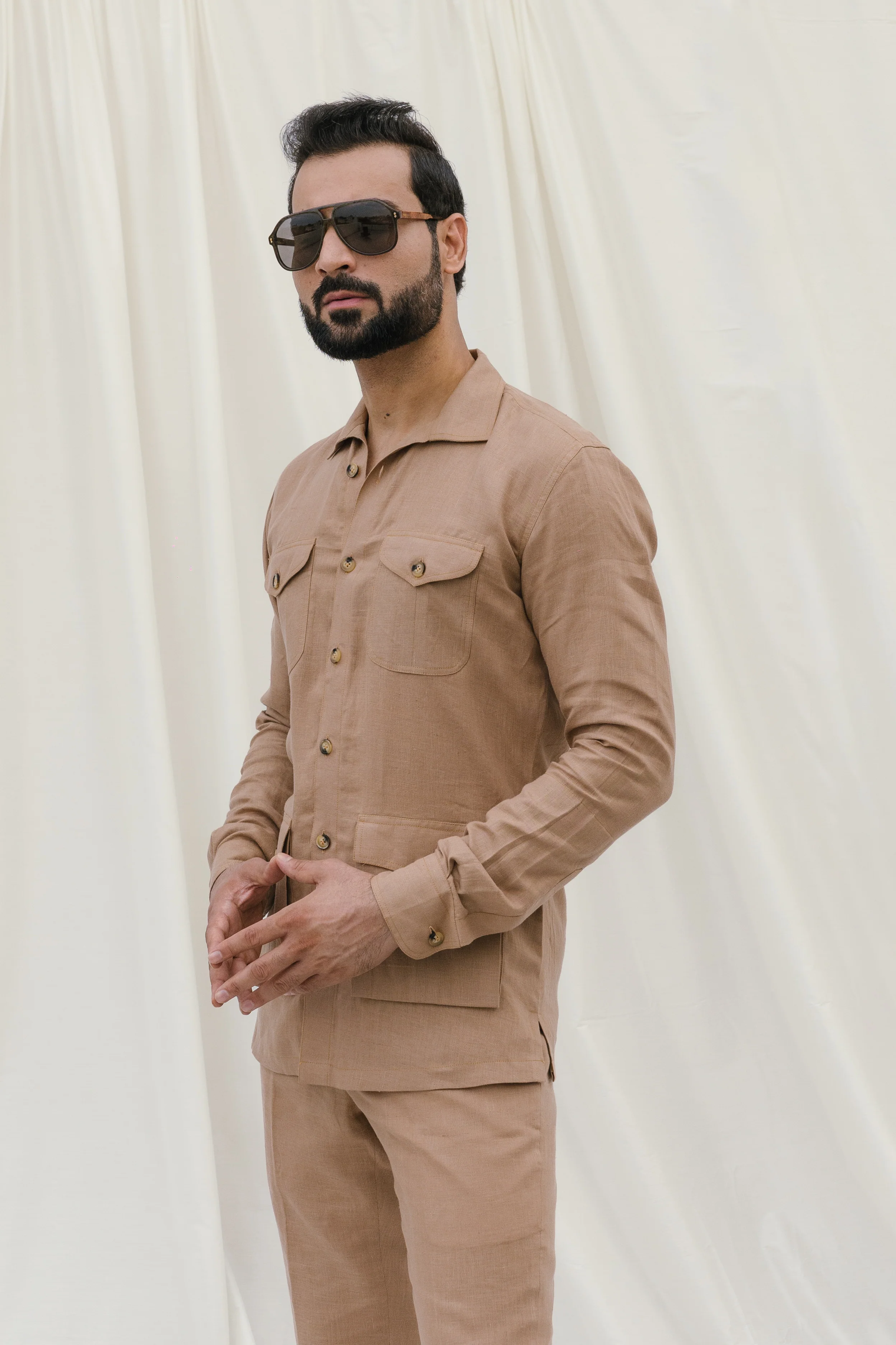 Safari Shirt 4 P with Shirt Collar - Image 2