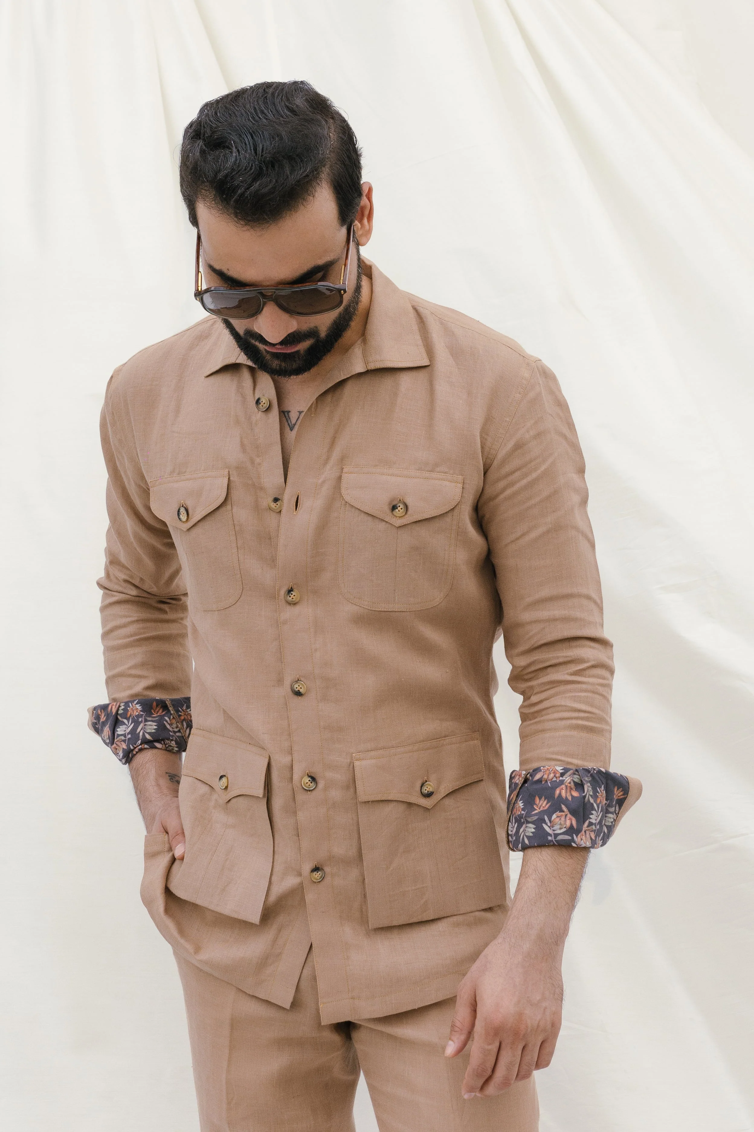Safari Shirt 4 P with Shirt Collar - Image 3