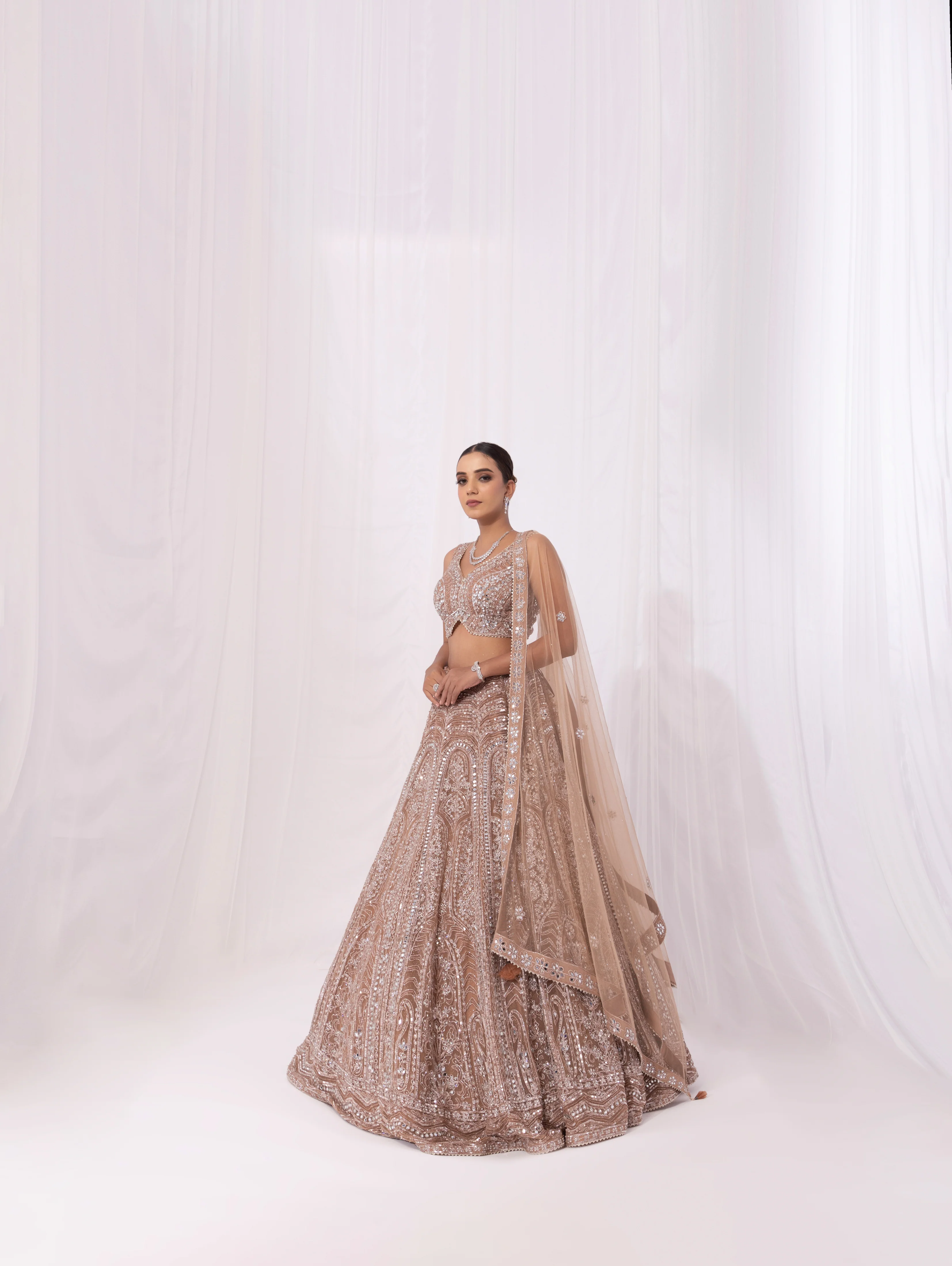 THE CHAMPAGNE LEHENGA - Image 3